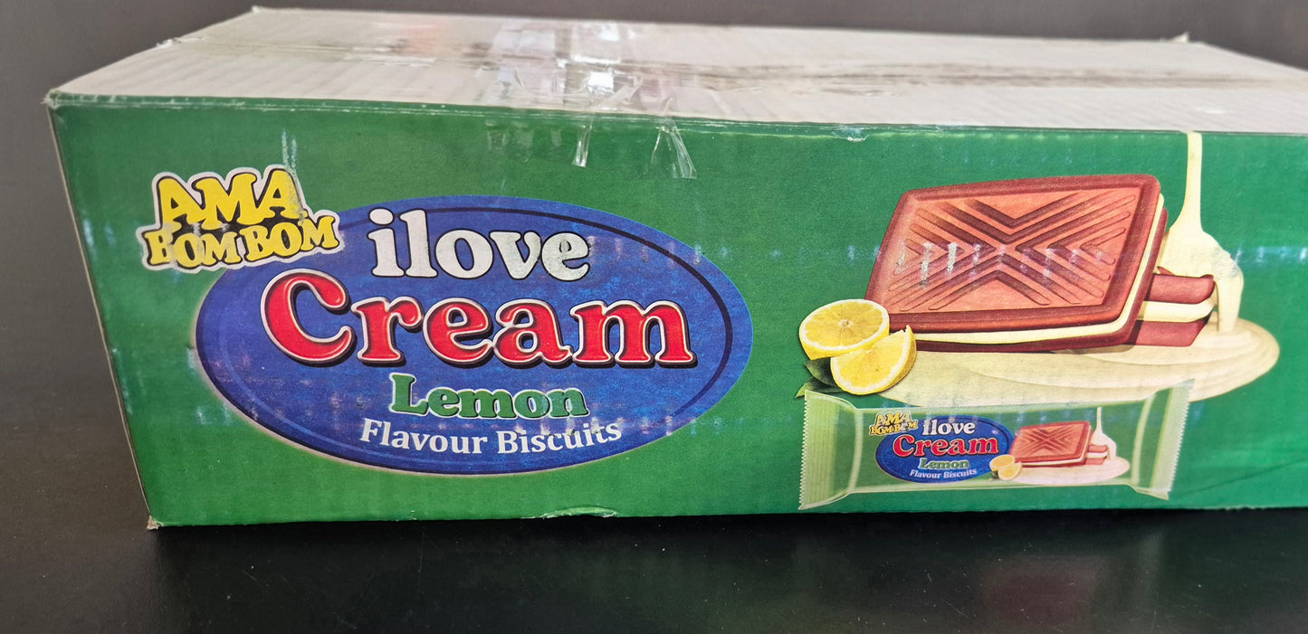 I love Cream Biscuits Box of 24's - Ama Bom