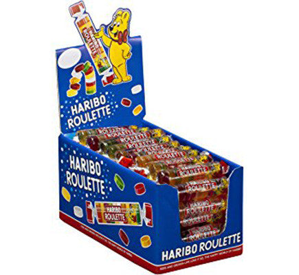 Haribo Roulette Single Fruit Roll 25G