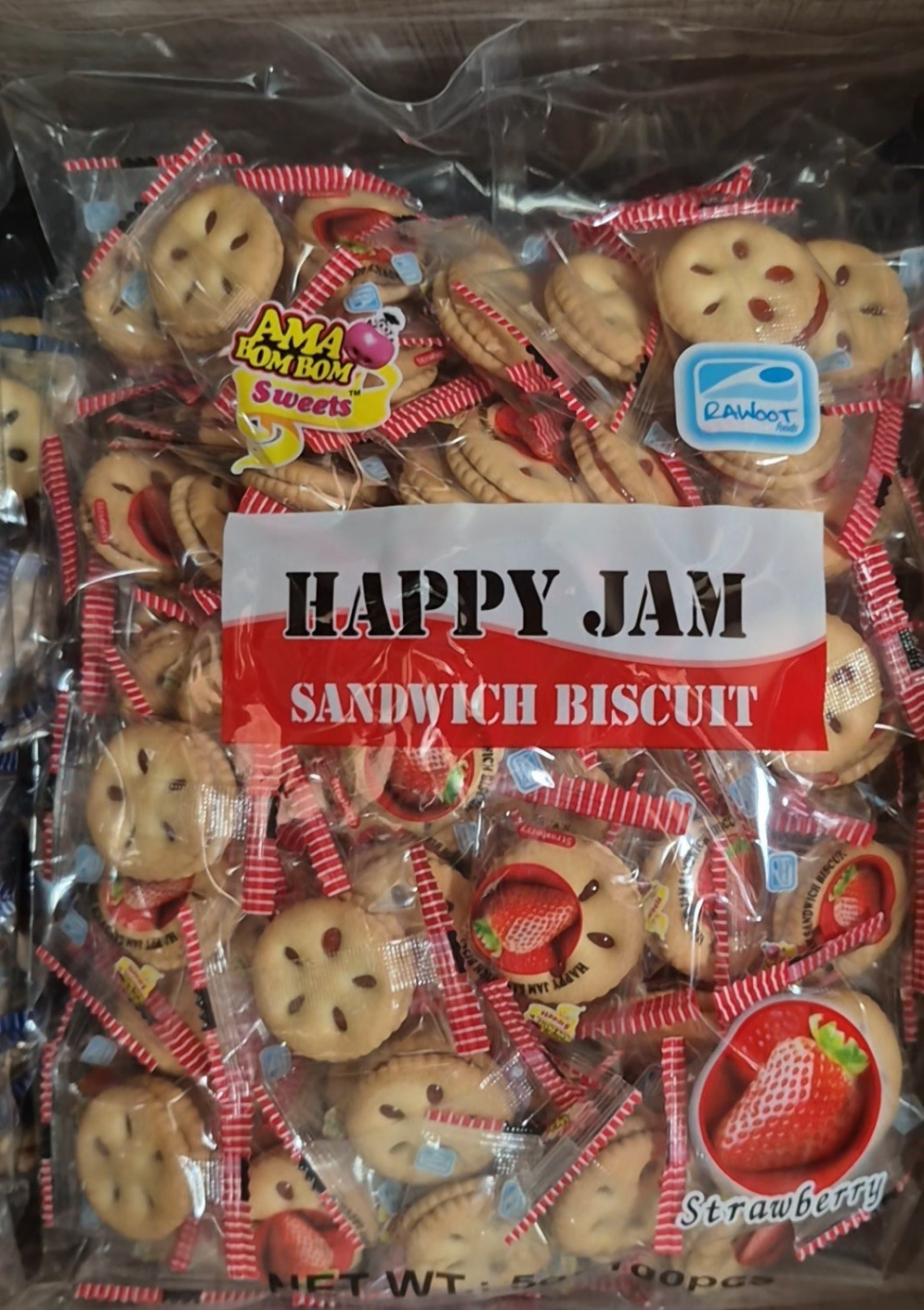 Happy Jam Biscuits 100pcs