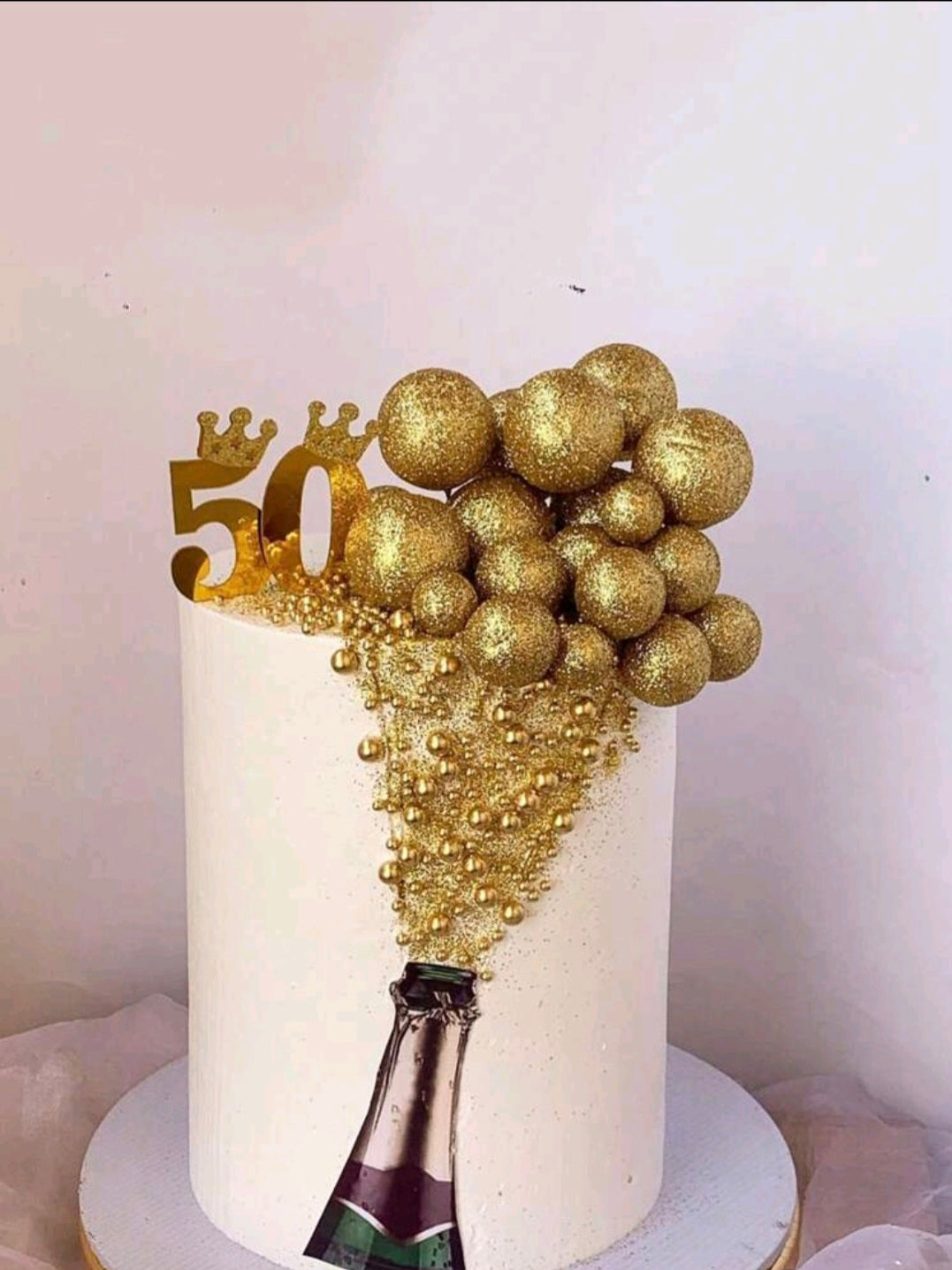 Faux Ball Cake Topper Set - 10pc