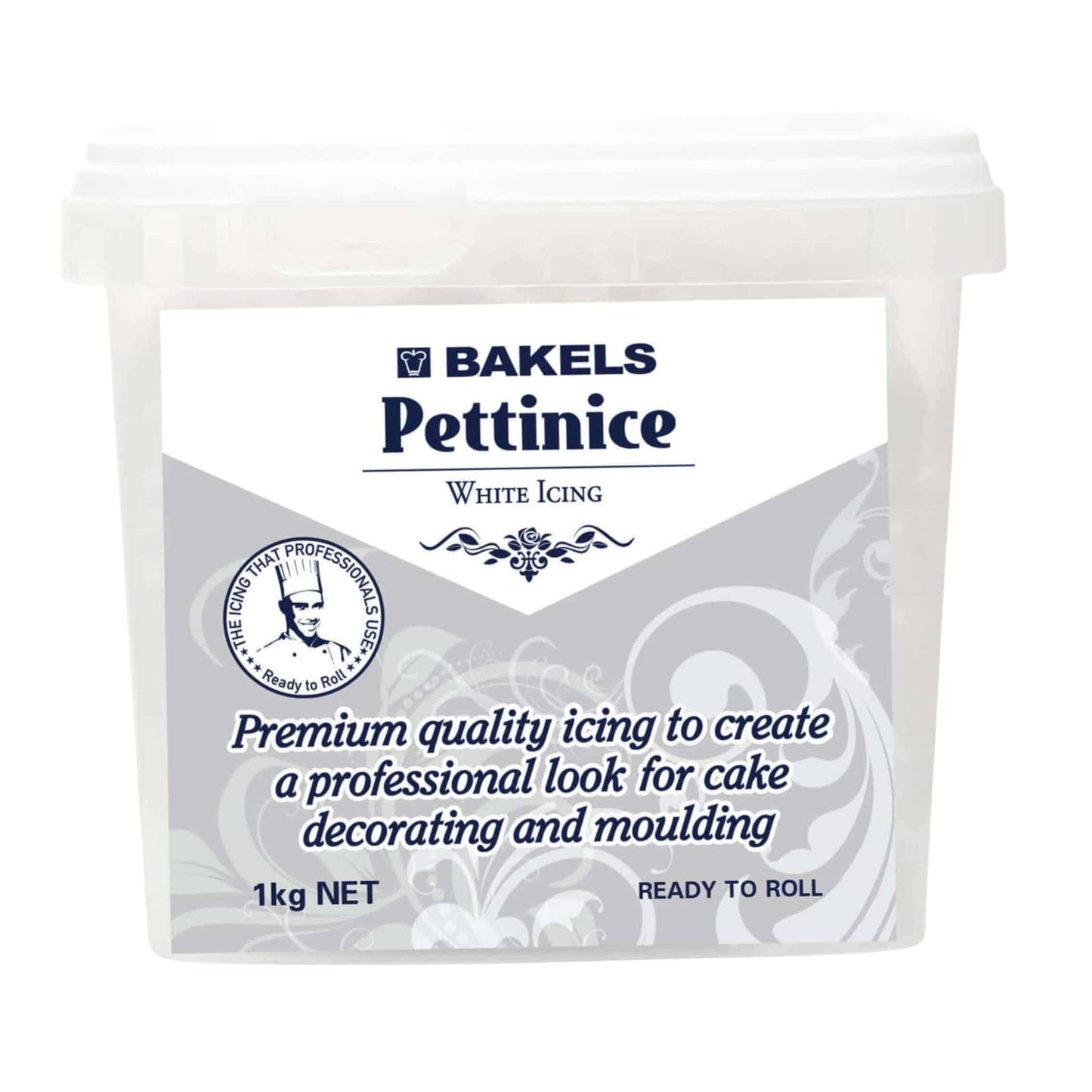 Bakels Pettinice Plastic Icing White 1 kg