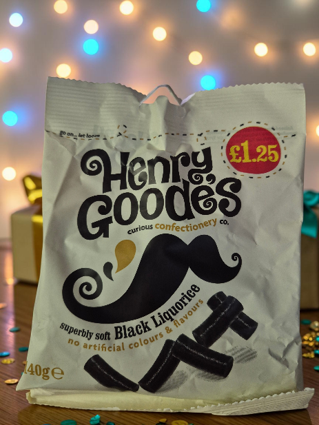 Henry Goode's Superbly Soft Black Liquorice 140G