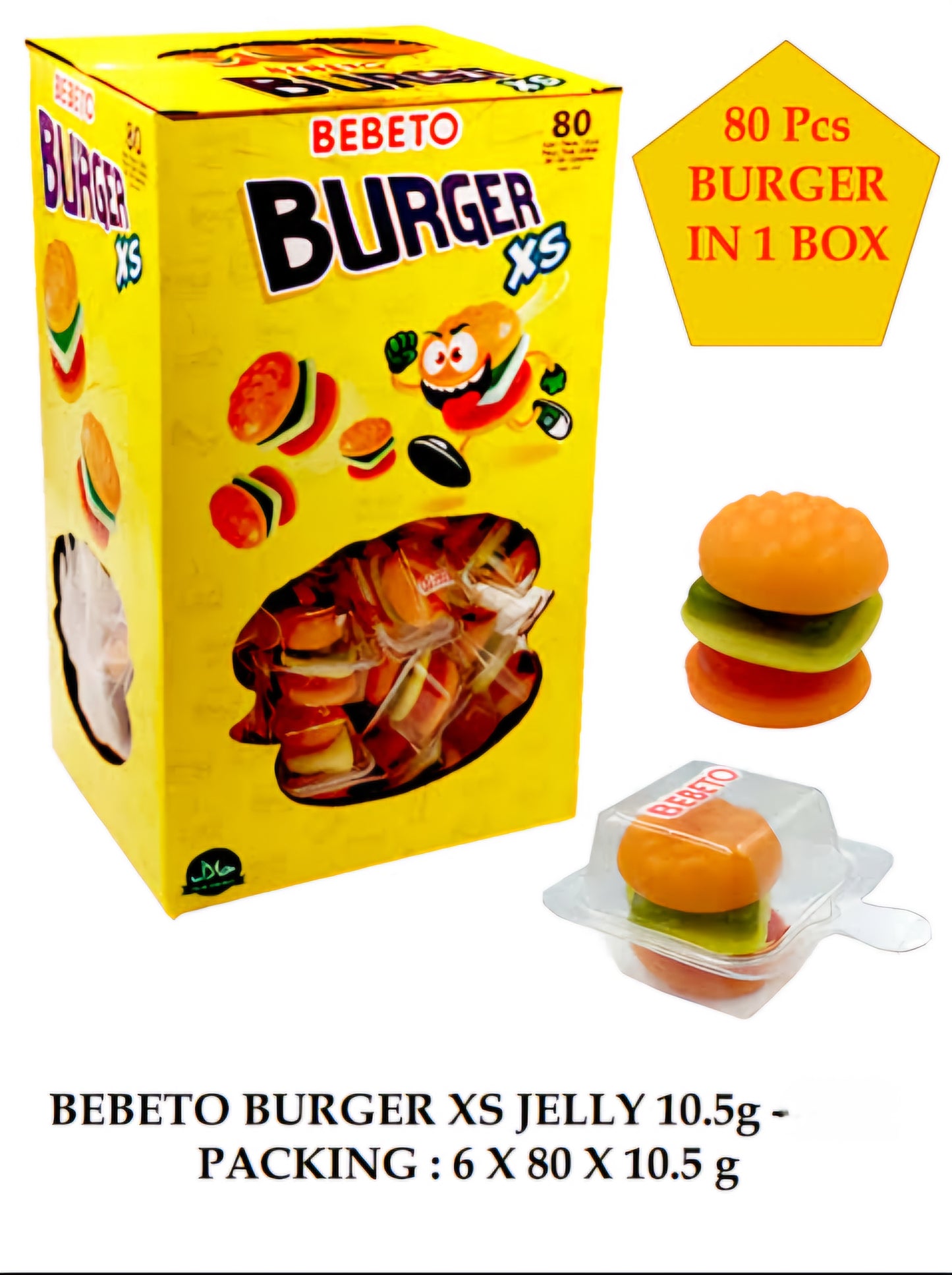 Bebeto Burger XS 80's
