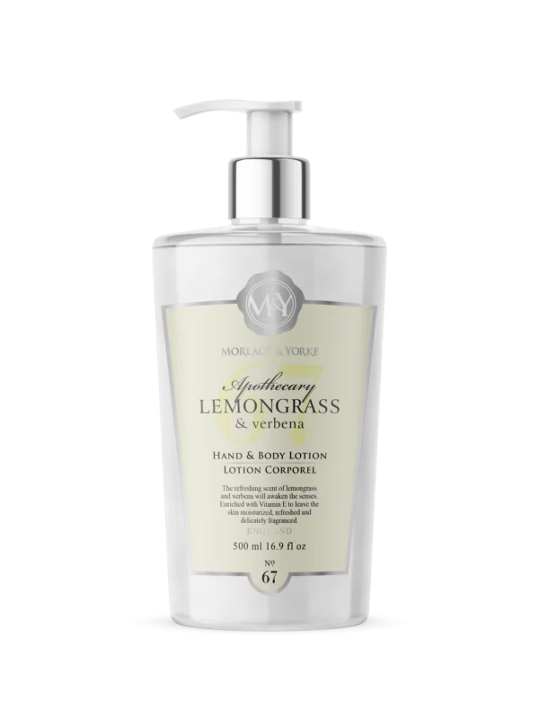 M&Y Apothecary Lemongrass & Verbena 500ml Hand & Body Lotion
