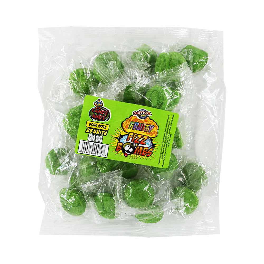 CARTOON FIZZY FRUIT BOMBS 25's