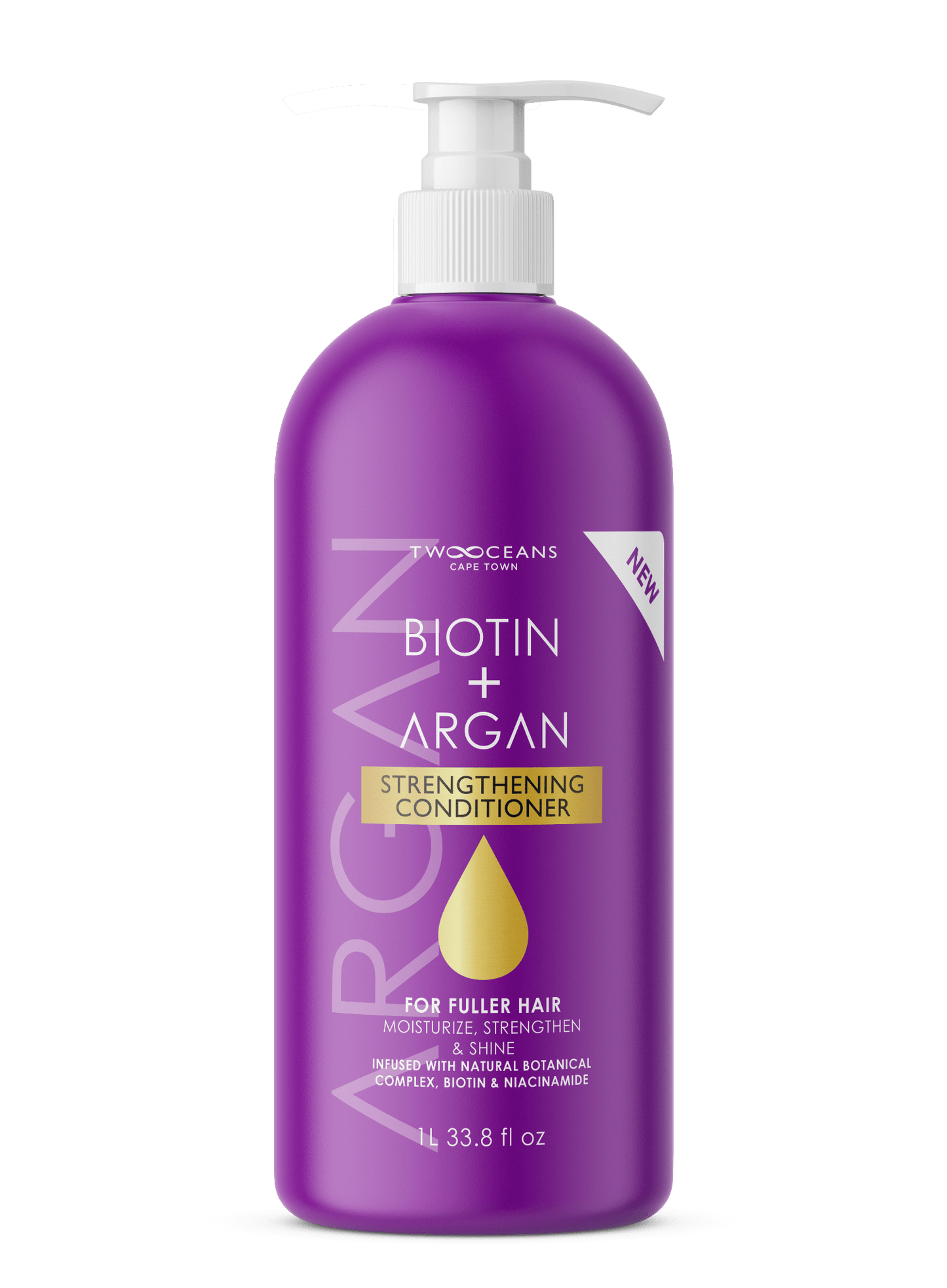 Two Oceans Argan Oil and Biotin Conditioner, 1L / 33.8 fl oz