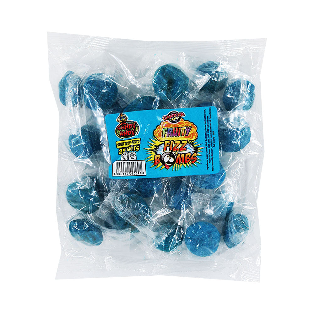 CARTOON FIZZY FRUIT BOMBS 25's