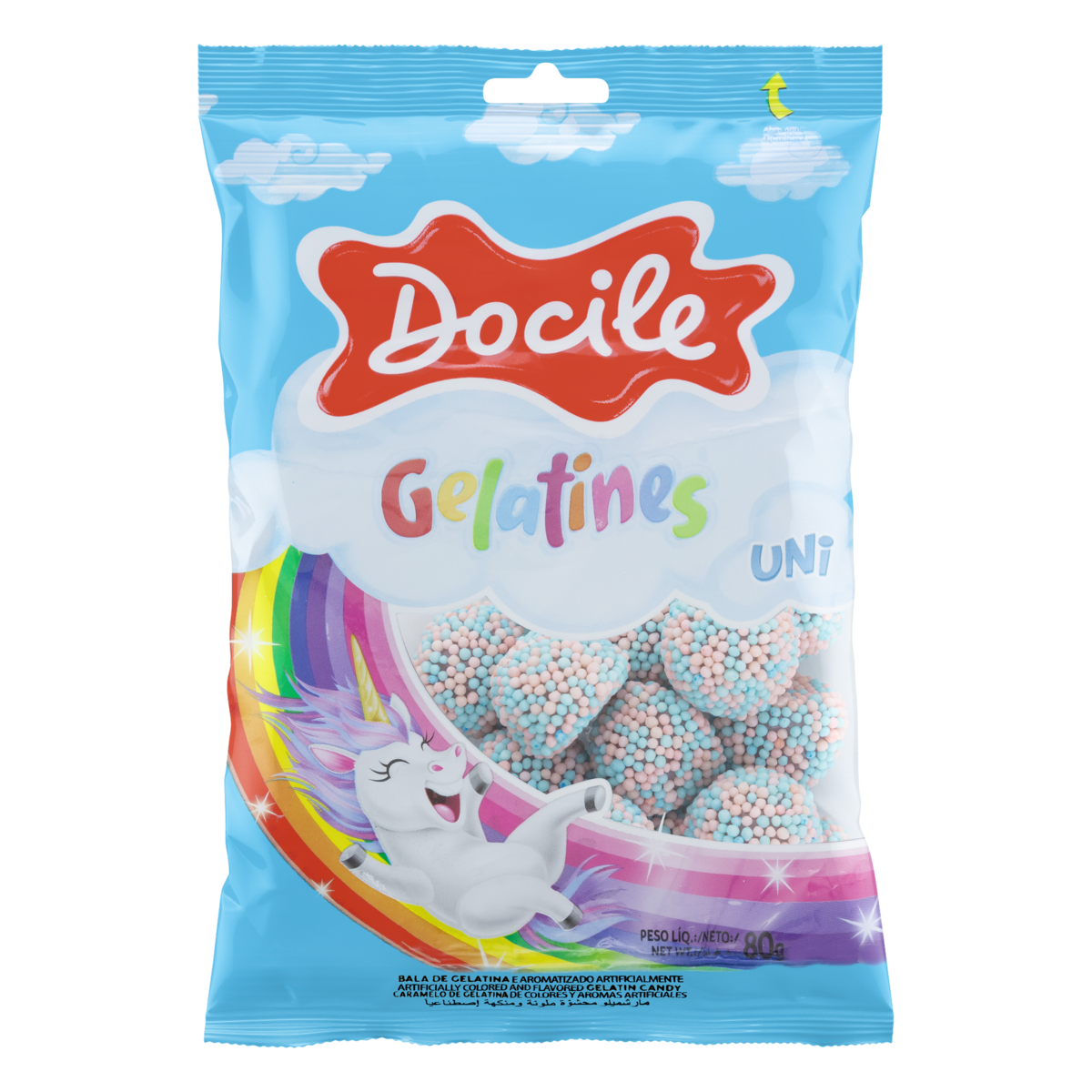 Docile Unicorn Gelatines 80G