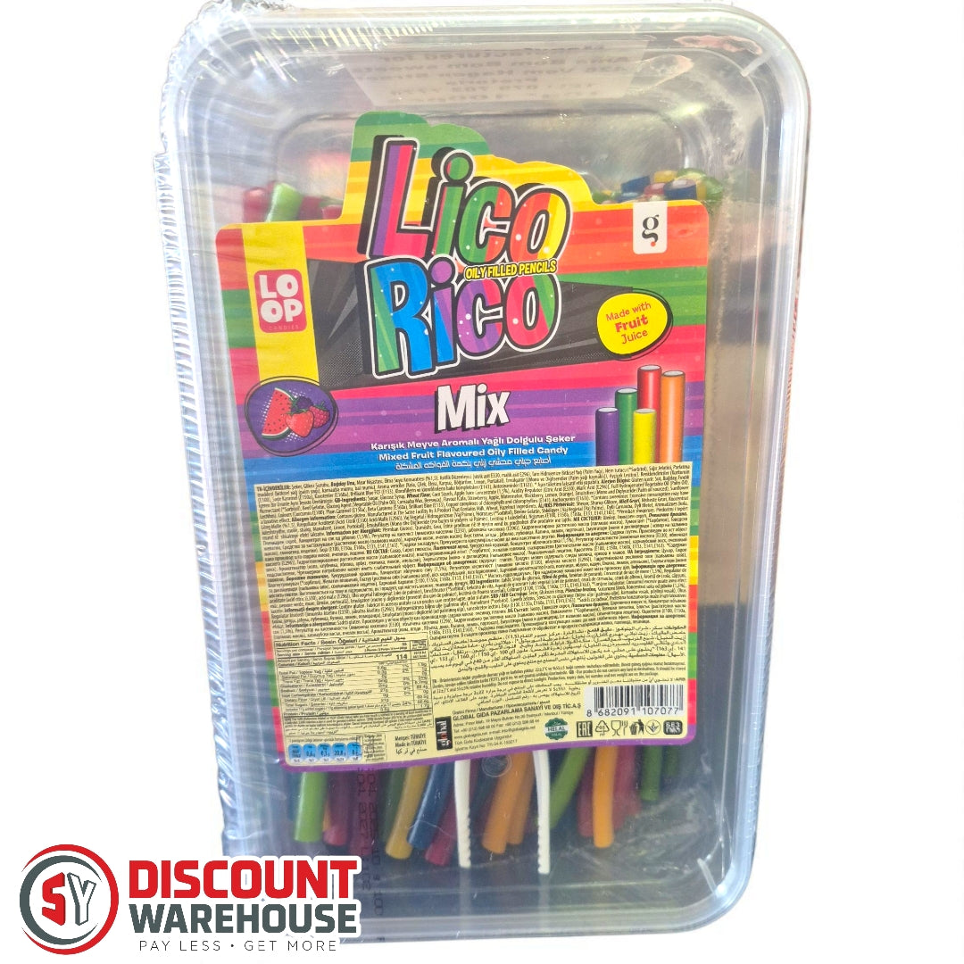 Lico Rico Candy Tubs 100s