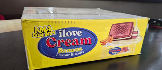 I love Cream Biscuits Box of 24's - Ama Bom