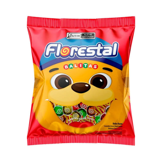 Florestal Balitas Assorted Fruit Candy Balls (400g)
Bursting with vibrant, authentic fruit juice flavours, Florestal Balitas are the ultimate treat for hard candy lovers! Crafted by Brazil’s premier confectioner, these classic, bite-sized hard candy balls deliver a long-lasting burst of sweet satisfaction. Each bag features a mouth-watering variety of favourite fruit flavours, including strawberry, lemon, and crisp apple. Wrapped individually for freshness. Perfect for filling candy jars.