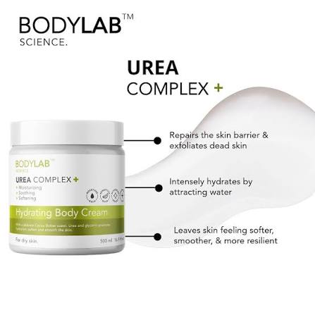 BodyLab Science Urea Complex Body Cream 500ml / 16.9 fl oz