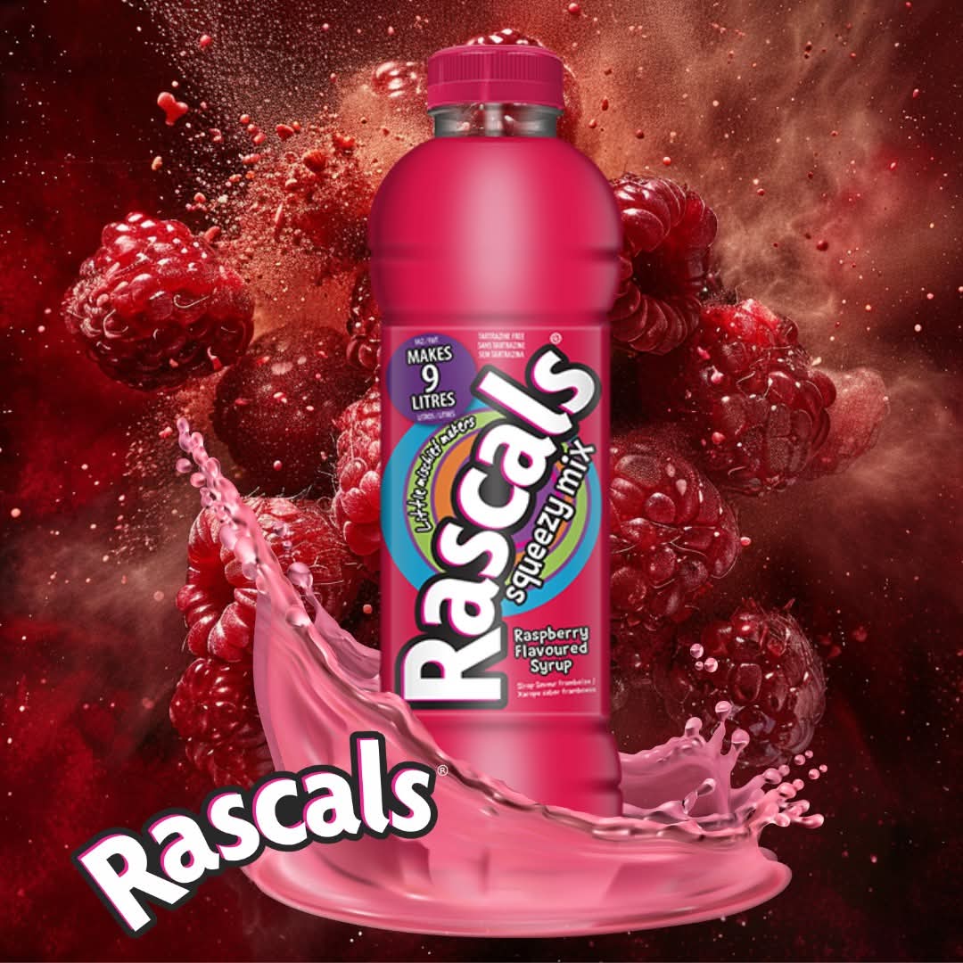 Rascals Squeezy Mix Flavoured Syrup 750ml