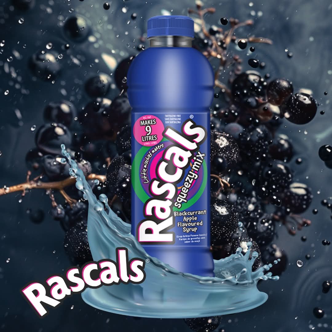 Rascals Squeezy Mix Flavoured Syrup 750ml
