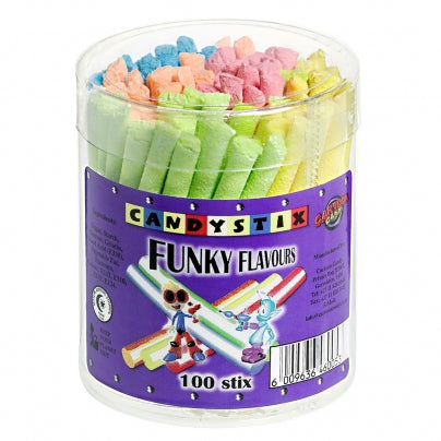 Funky Flavours Candy Stix 100pcs