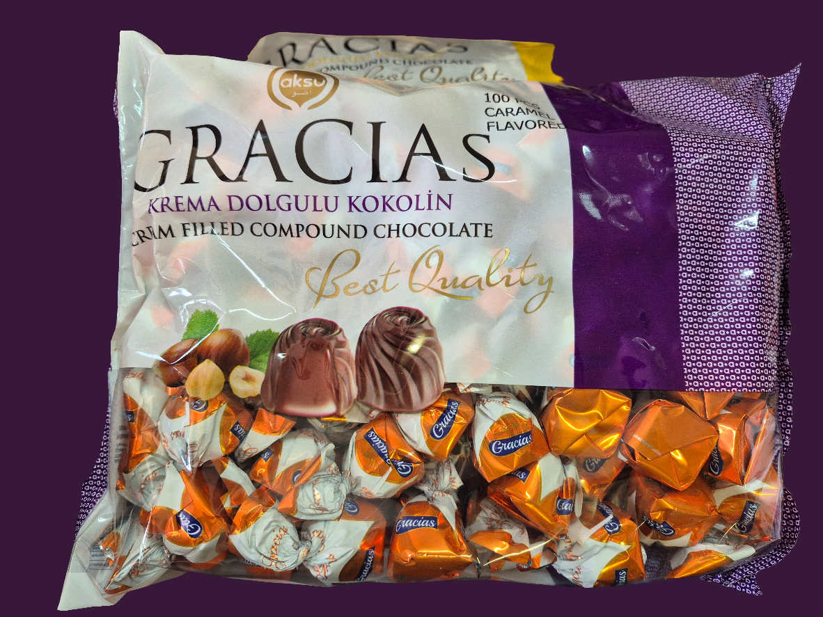 Gracias Cream Filled Compound Chocolate 1KG