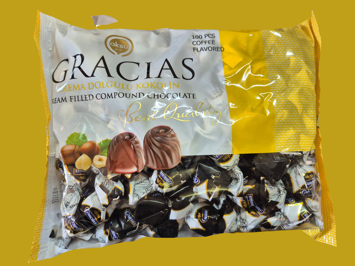 Gracias Cream Filled Compound Chocolate 1KG
