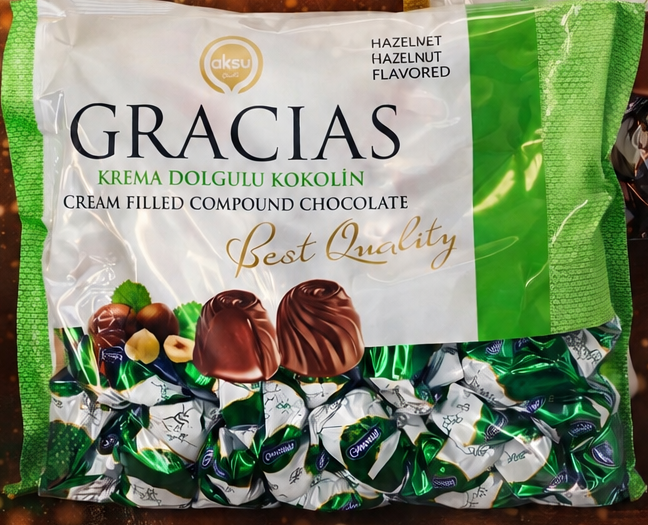 Gracias Cream Filled Compound Chocolate 1KG