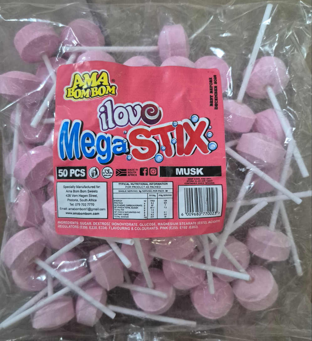 Mega Stix Pops Musk 50s