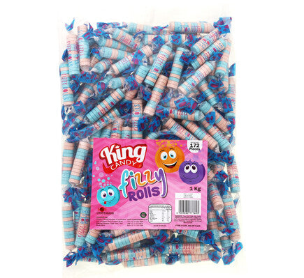 King Fizzy Rolls 1KG Bulk Pack