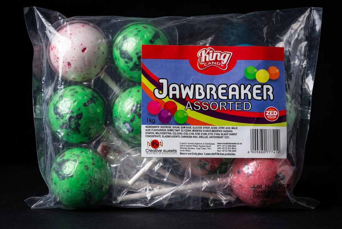 Mammouth Jawbreaker Assorted 1KG Bulk Packs Zed Candy