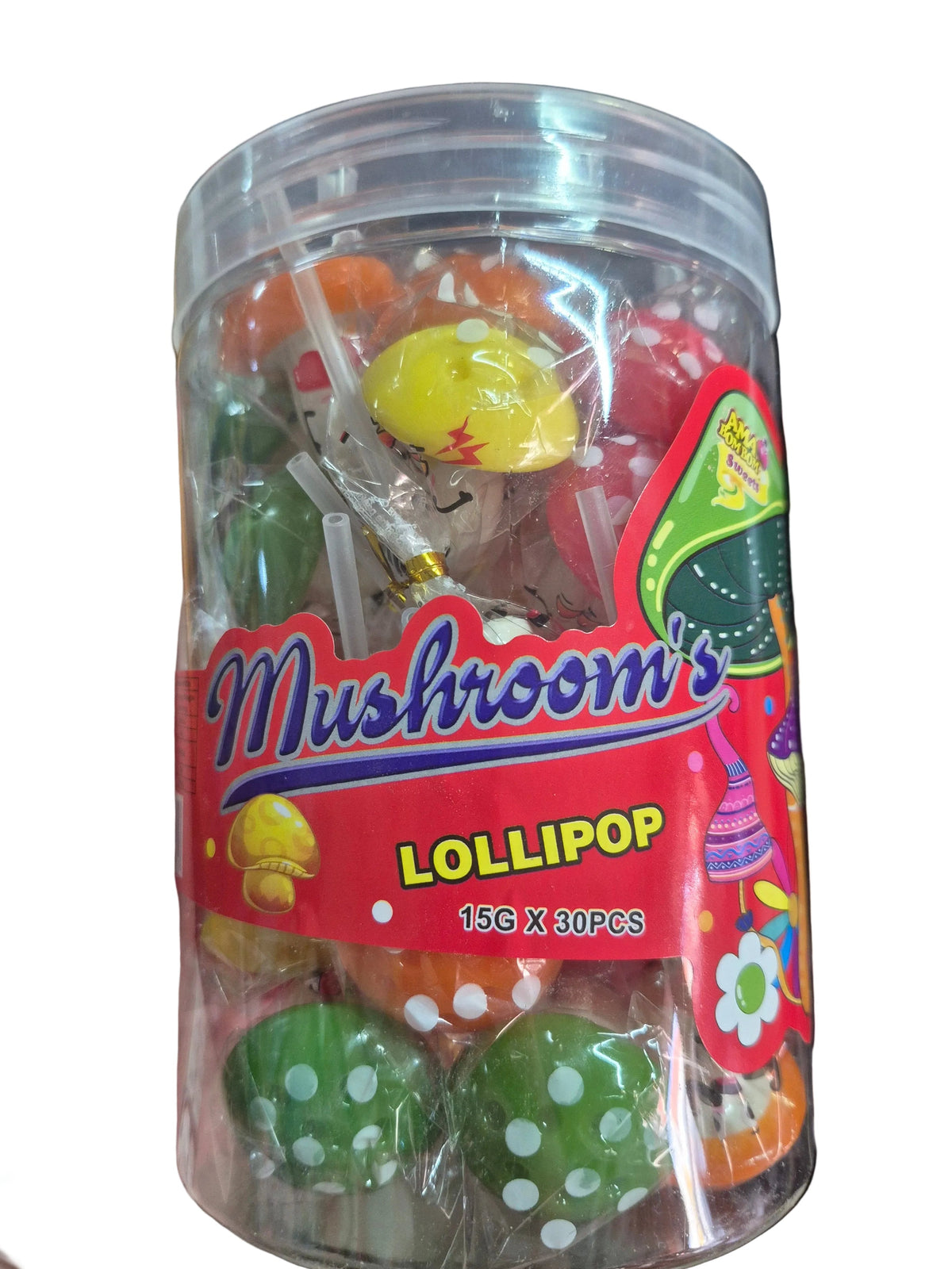 Mushroom Lollipop 30's