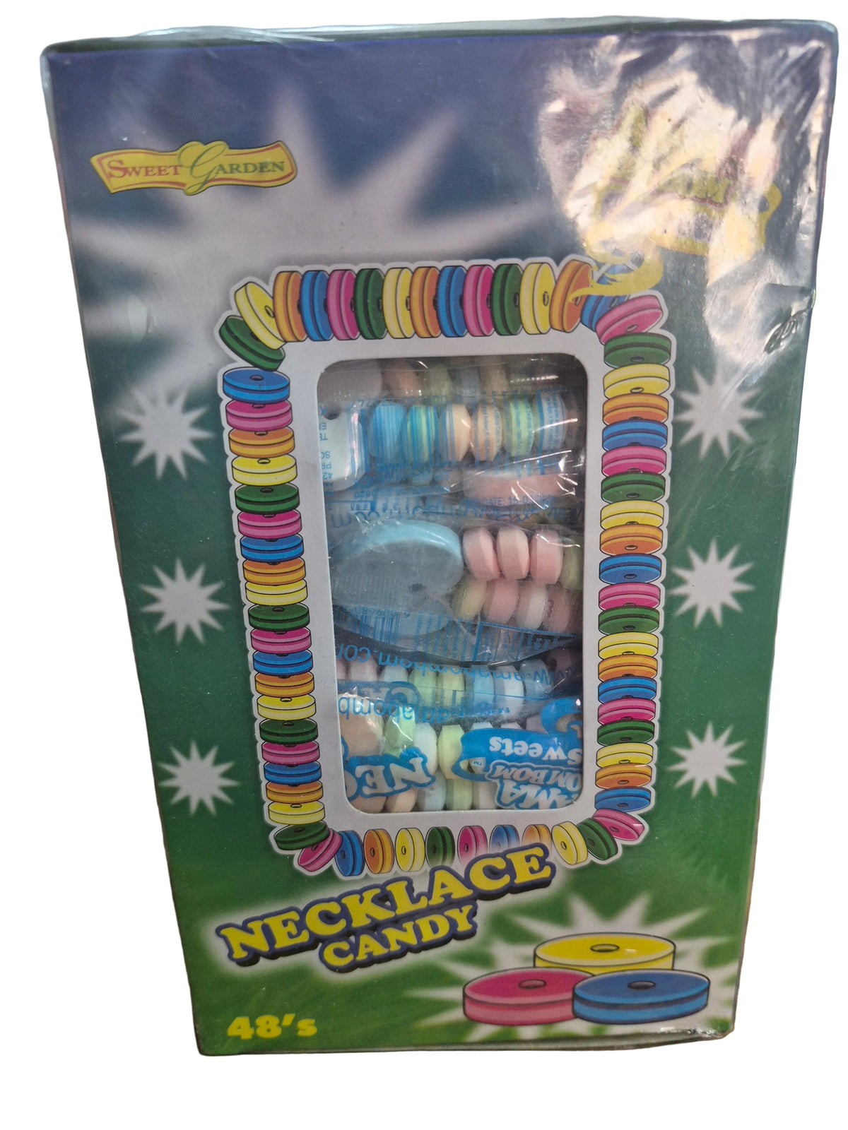 Ama Bom Bom Candy Necklaces & Bracelets – 48-Piece Display Box