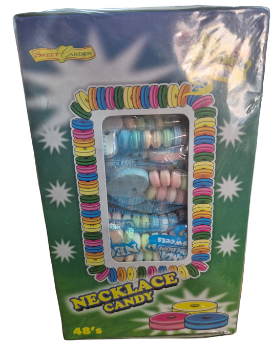 Ama Bom Bom Candy Necklaces & Bracelets – 48-Piece Display Box