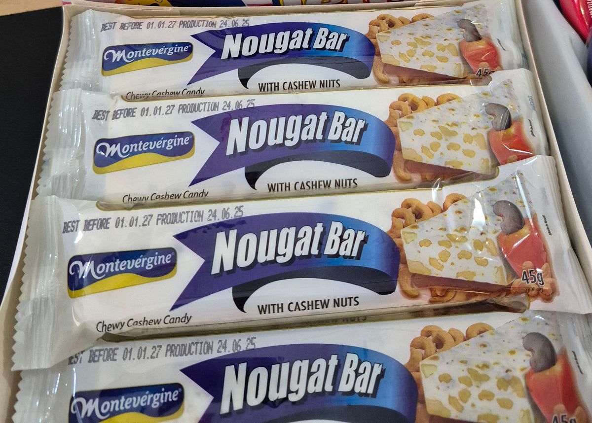 Nougat Bars 45G x 12 Bars Pack