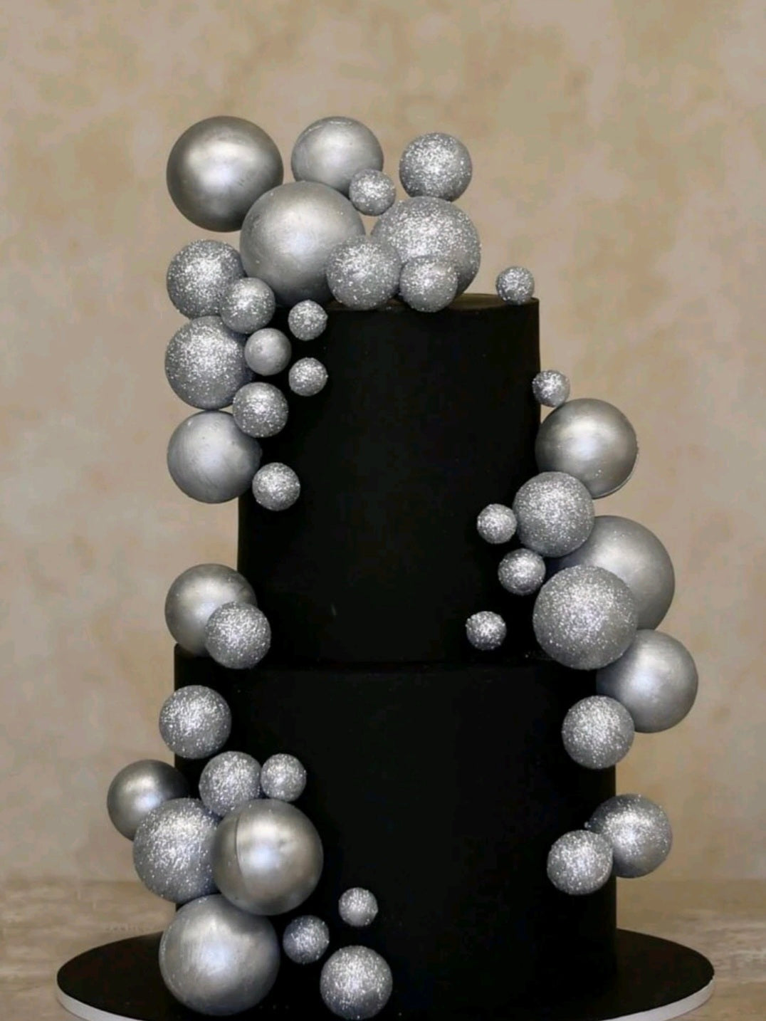 Faux Ball Cake Topper Set - 10pc