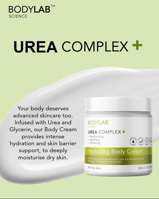 BodyLab Science Urea Complex Body Cream 500ml / 16.9 fl oz