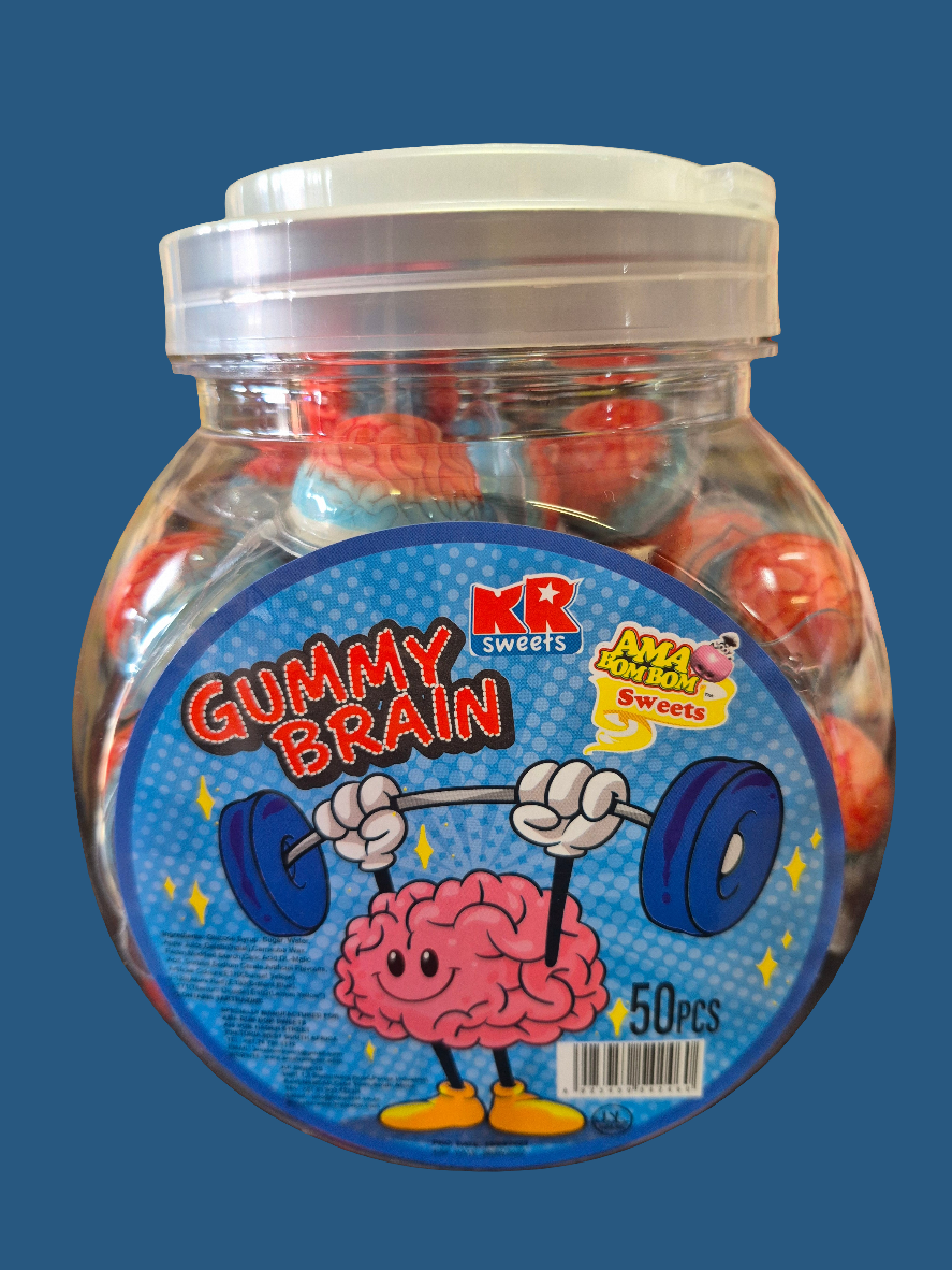 Gummy Ball Jam Tub 50's - Ama Bom