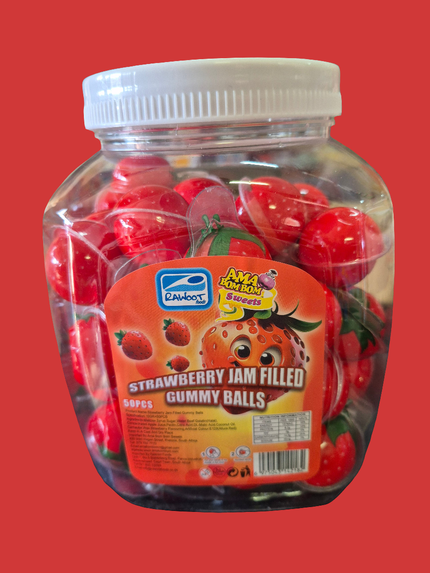 Gummy Ball Jam Tub 50's - Ama Bom
