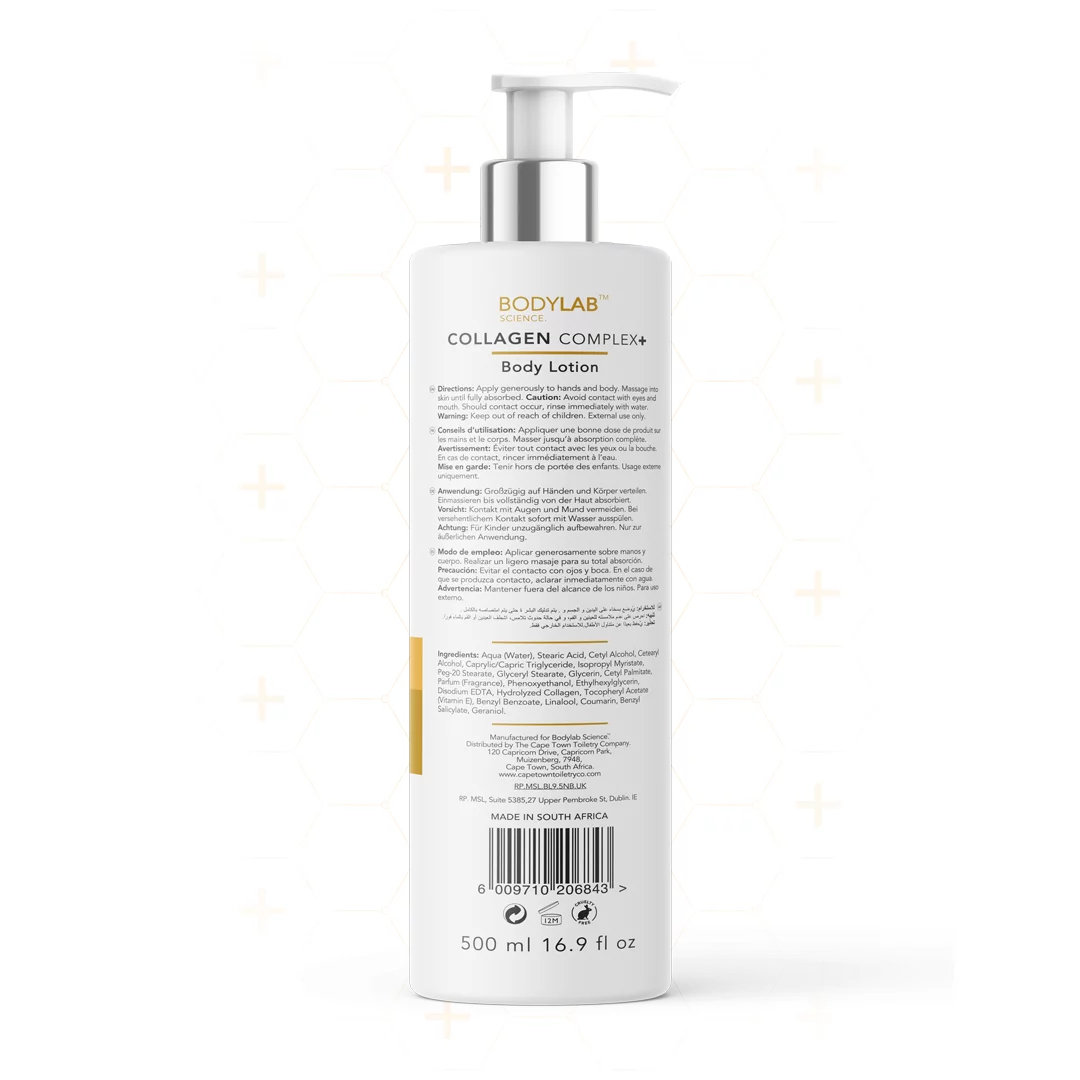 BODYLAB™ SCIENCE Collagen Body Lotion for Suppleness, Nourishment & Rejuvenation, 500ml