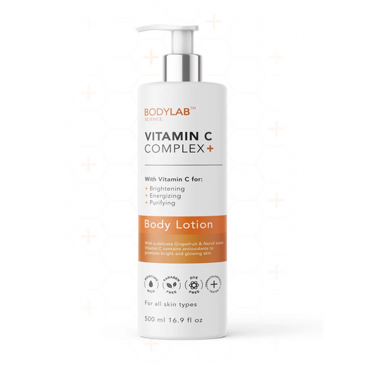 BODYLAB™ SCIENCE Vitamin C Body Lotion for Brightening, Energizing & Purifying, 500ml