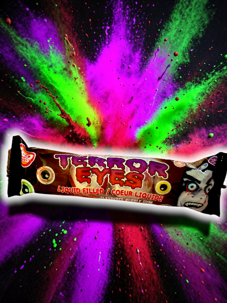 Zed Candy Terror Eyes Jawbreaker Centre Filled Gum Balls