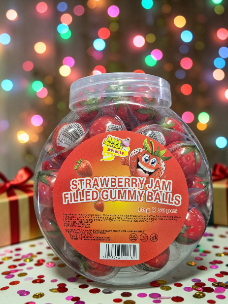 Gummy Ball Jam Tub 50's - Ama Bom