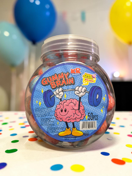 Gummy Ball Jam Tub 50's - Ama Bom