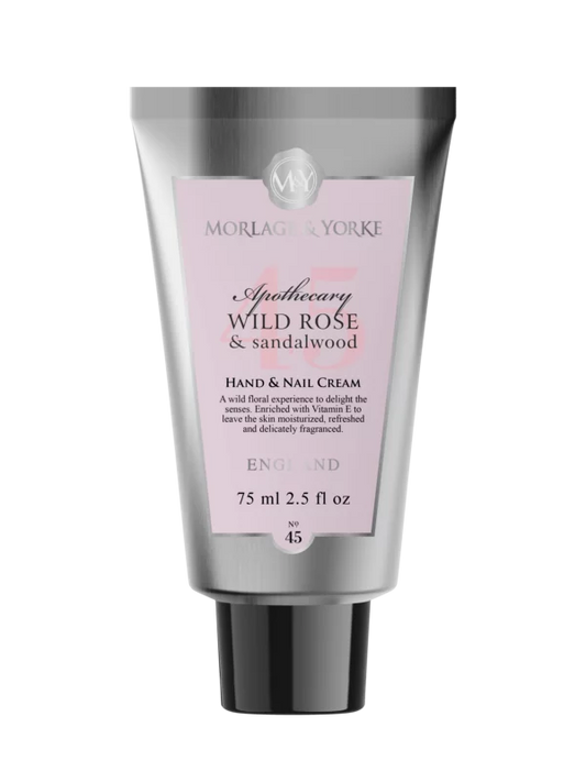 M&Y Apothecary Wild Rose & Sandalwood 75ml Hand & Nail Cream