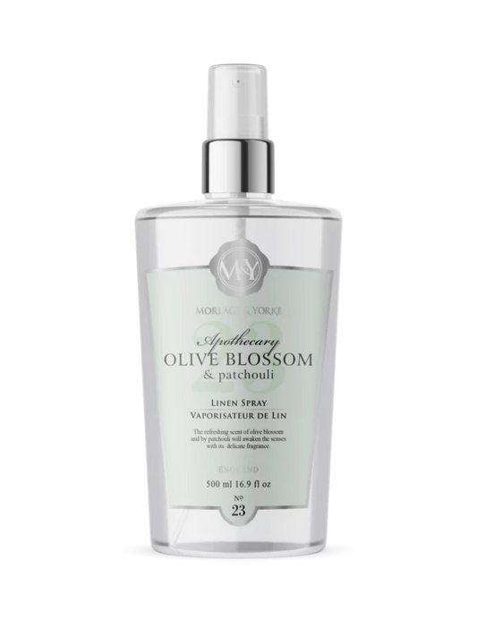 M&Y Apothecary Olive Blossom & Patchouli 500ml Linen Spray
