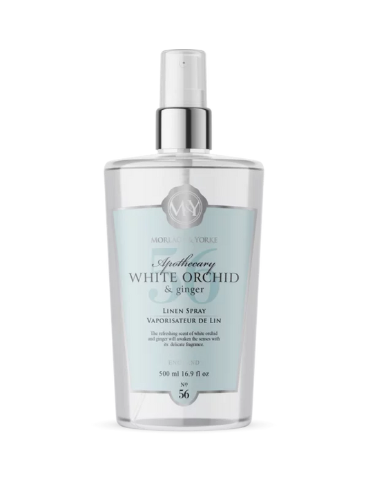 M&Y Apothecary White Orchid & Ginger 500ml Linen Spray
