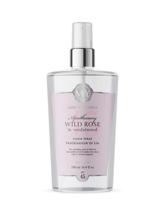 M&Y Apothecary Wild Rose & Sandalwood Linen Spray, 500ml