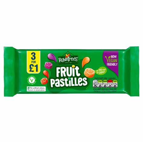 Fruit Pastilles 3pack 42.8G