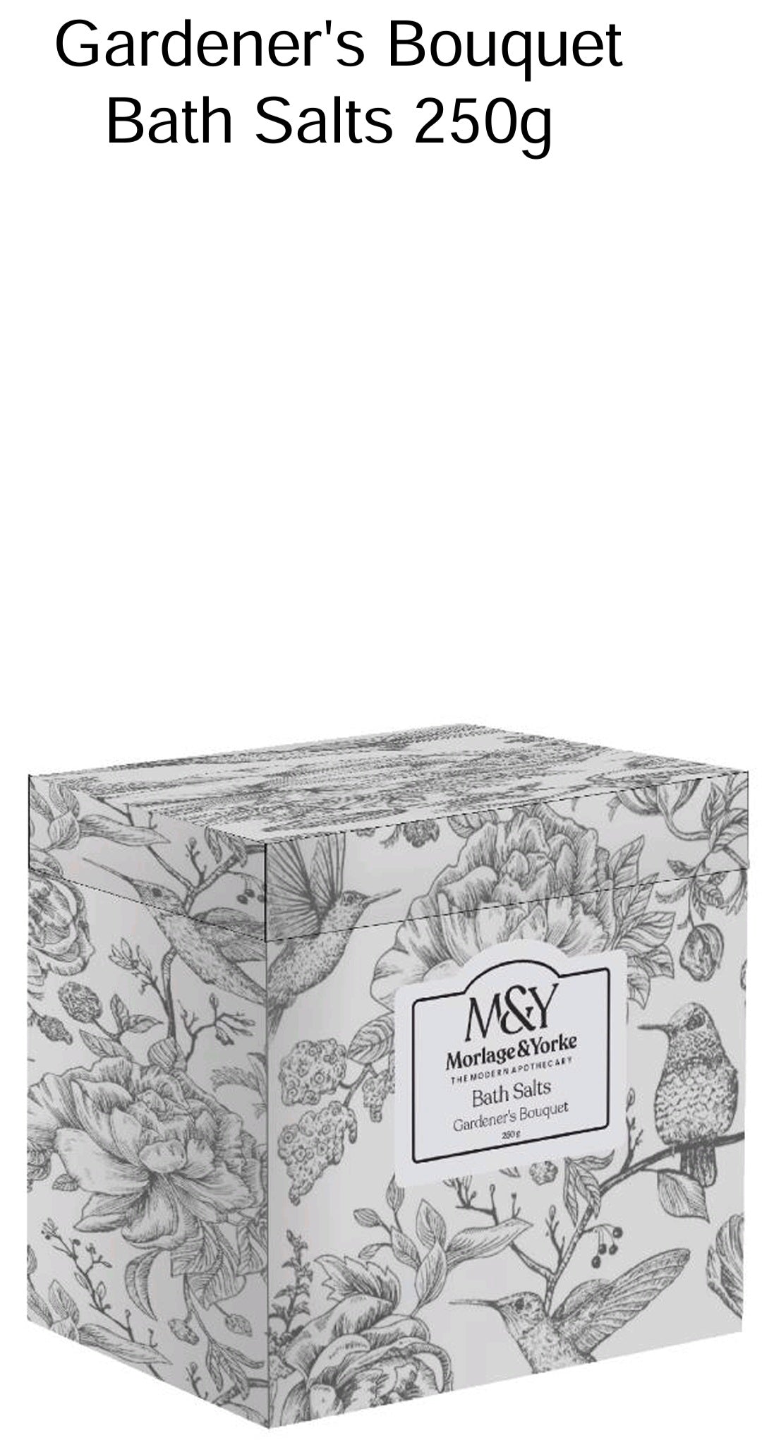 Morlage & Yorke - The Modern Apothecary - Gardener's Bouquet Bath Salts 250G