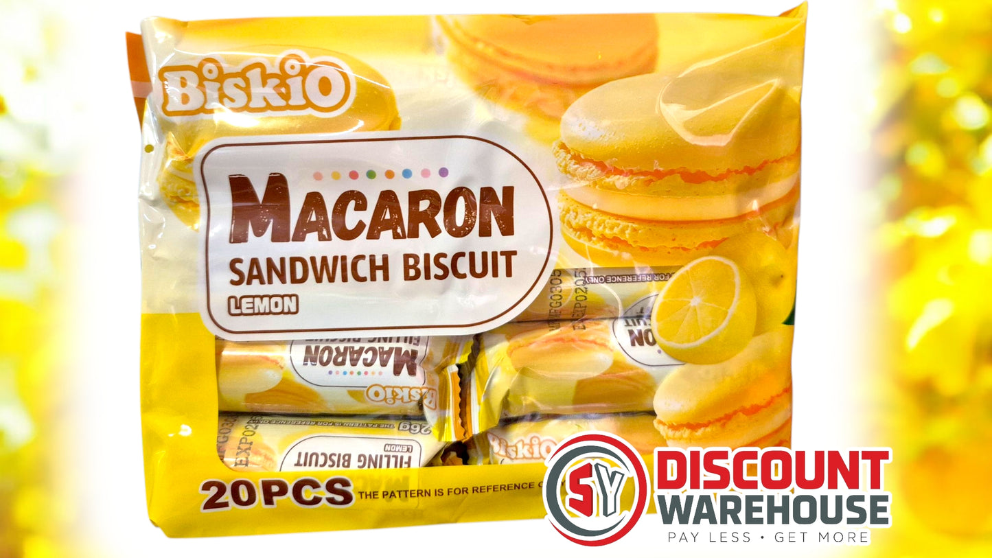 Biskio Macaron Sandwich Biscuits 20's