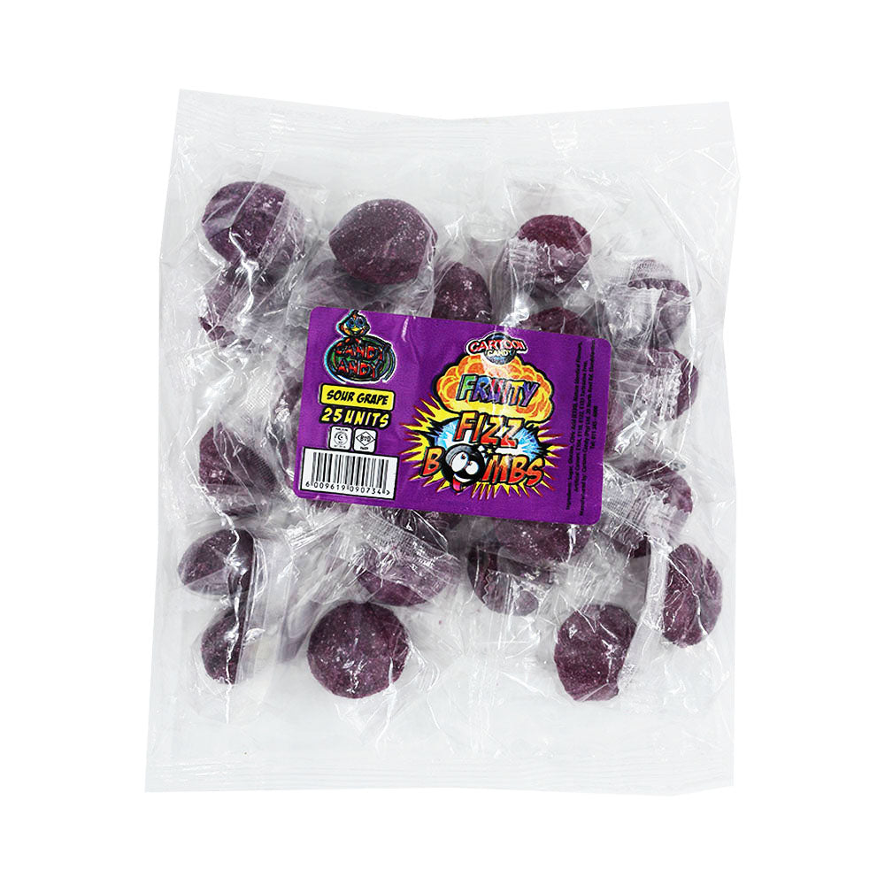 CARTOON FIZZY FRUIT BOMBS 25's